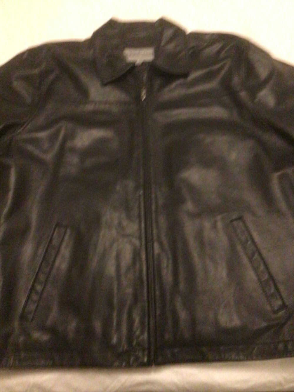 Men's Black Leather Jacket